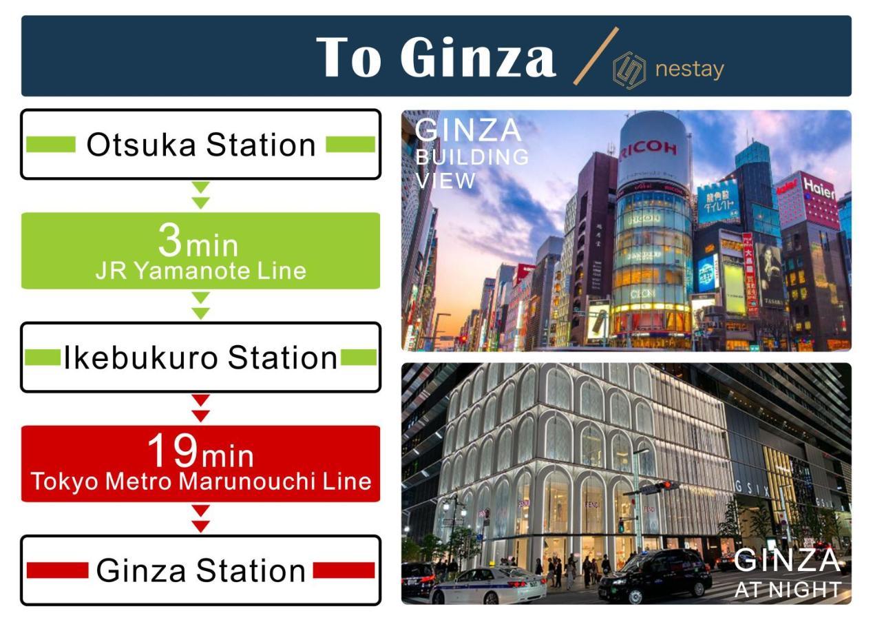 Nestay Villa Tokyo Otsuka Exteriör bild